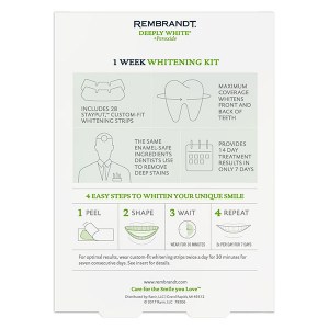 Купить отбеливающие полоски Rembrandt 1 Week Whitening Kit